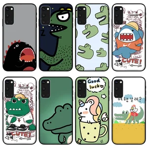 dinosaur alligator phone case for samsung galaxy s21 ultra note 10 20 s20 ultra plus fe s10 m51 m31 a71 a51 silicone cover free global shipping