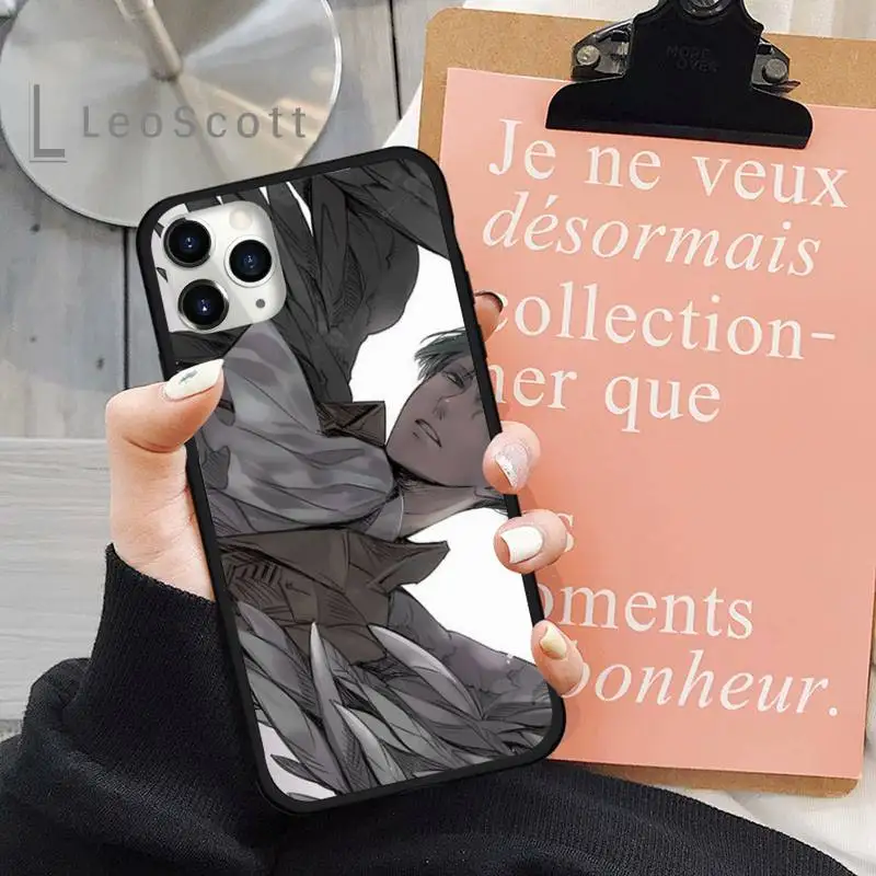 

Attack on titan Phone Case for iPhone 11 12 mini pro XS MAX 8 7 6 6S Plus X 5S SE 2020 XR