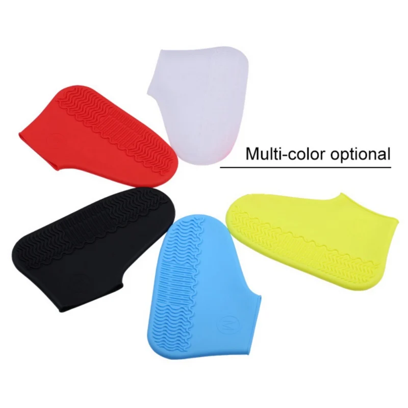

Reusable Silicone Rain Shoe Cover Waterproof Non-Slip Washable Shoe Protectors Rain Boots For Indoor And Outdoor Use