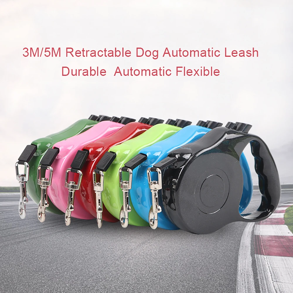 Автоматические вытяжные собачьи поводки поводок для собак автоматический 3 м/5 м