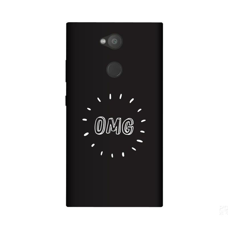Мягкий силиконовый чехол из ТПУ для Sony Xperia L2 матовый с рисунком H3311 H3321 H4311 H4331