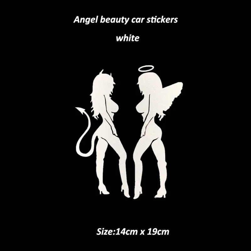 Автомобильные наклейки Angel Beauty водонепроницаемые с отражателем и блокировкой
