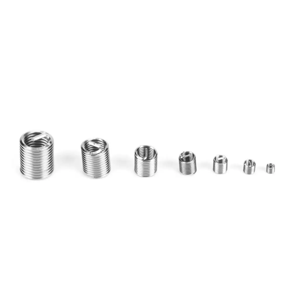 

116pcs Stainless Steel Thread Tapping Repair Insert Kits M3 M4 M5 M6 M8 M10 M12