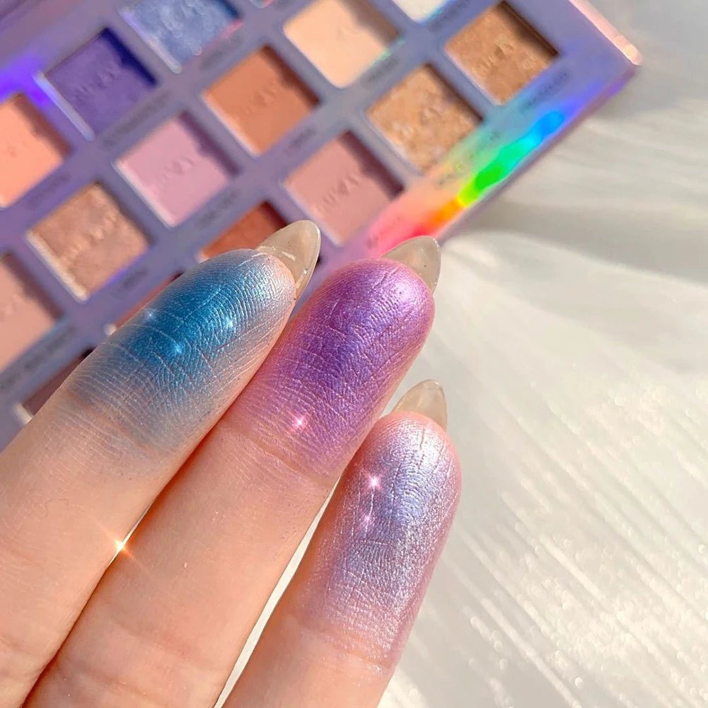 18 цветов Палитра теней для век прочная многоцветная легкая в применении