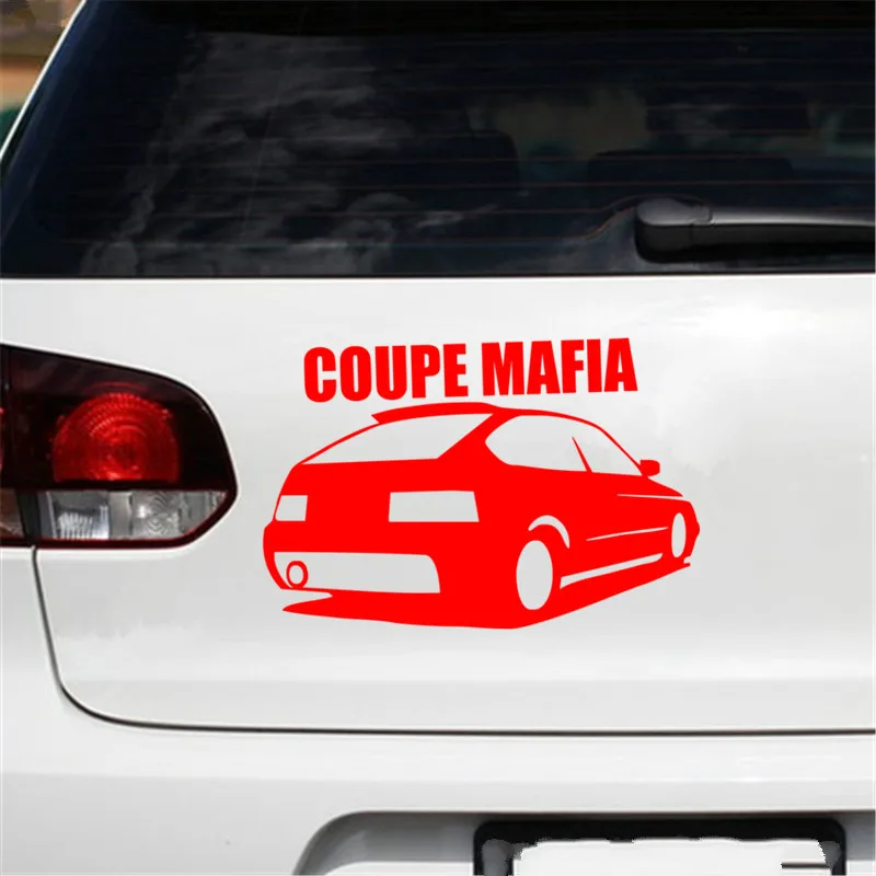 

Coupe Mafia Car Stickers Motorcycles Rear Suv Cover Scratch Decals Auto Exterior Decorative KK15*10cm