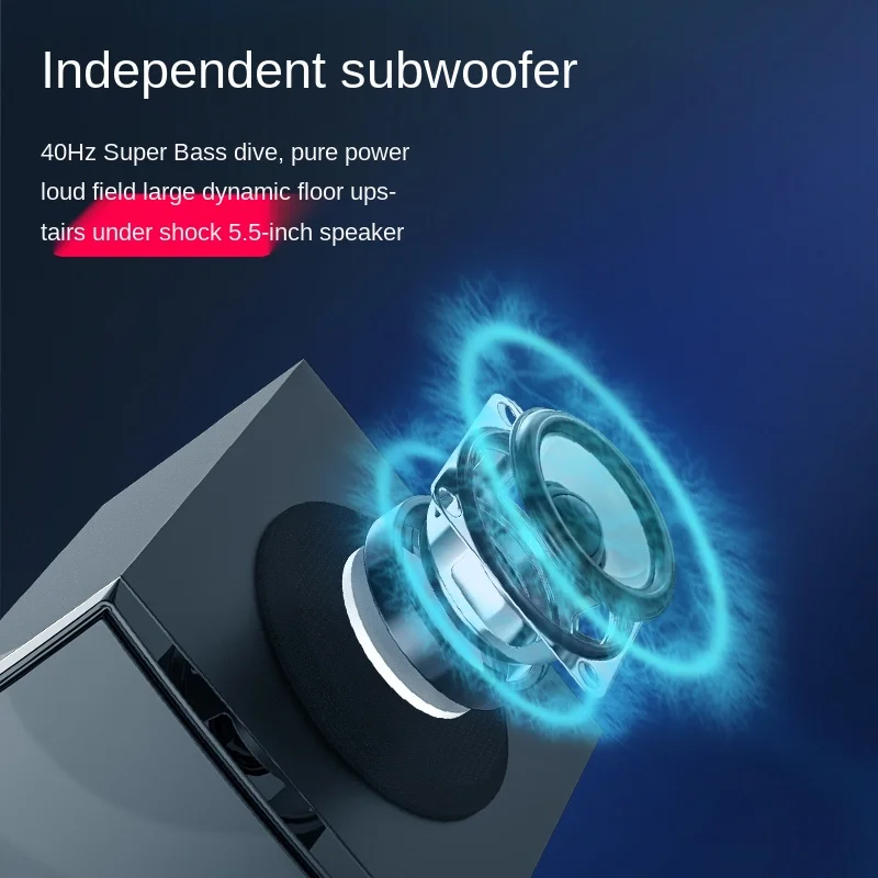 tv audio living room home echo wall home theater wireless bluetooth speaker projector mobile phone super dynamic bass boost free global shipping