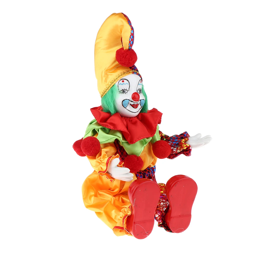 Фарфоровая подвесная кукла-Арлекин украшения для дома офиса | Игрушки и хобби