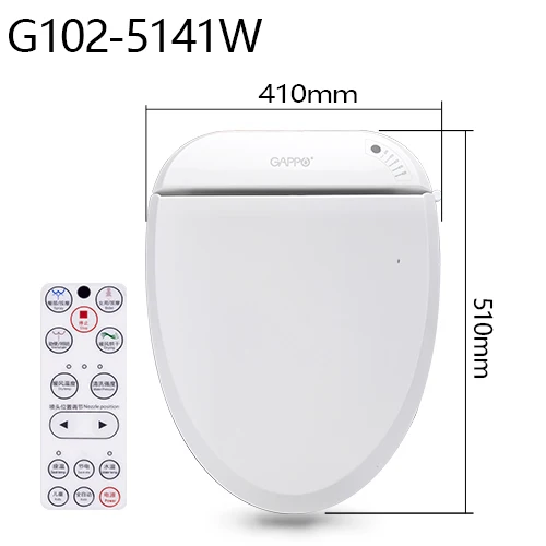 G102-5141W GAPPO детское умное сиденье для унитаза, электронная Крышка для биде, чистое сухое сиденье с подогревом, Wc "умное" сиденье для унитаза, крышка для унитаза - Цвет: G102-5141W