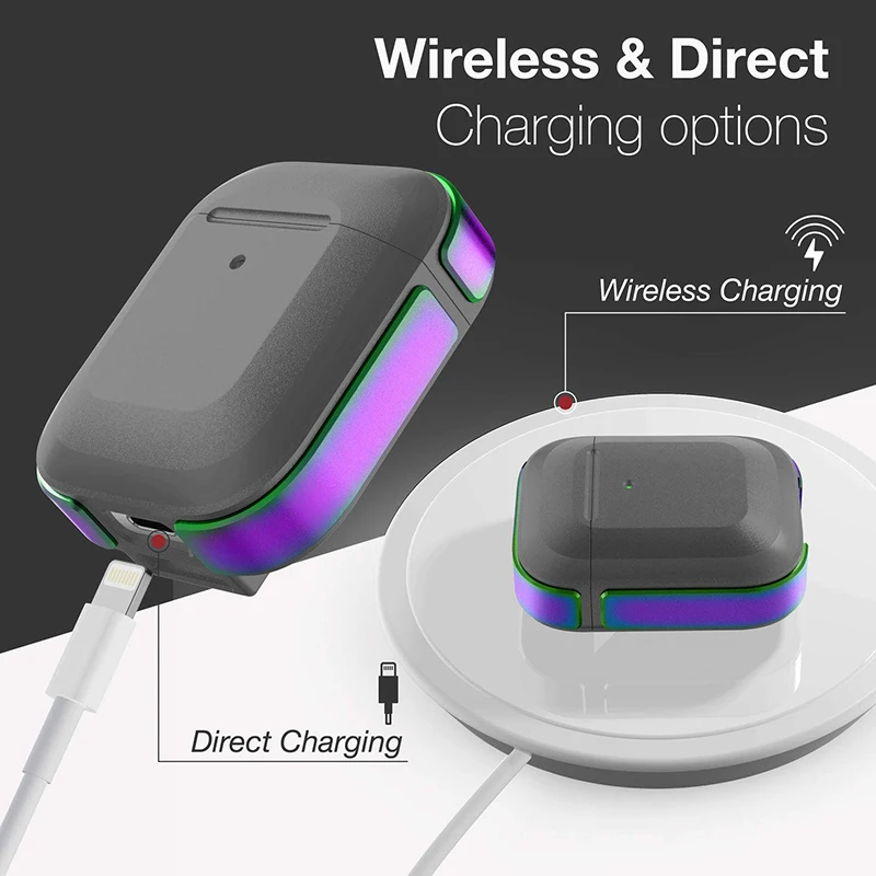 Защитный чехол X Doria для AirPods 1 и 2 из алюминия поликарбоната|Аксессуары наушников| |