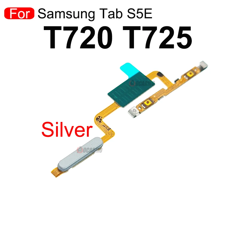 Кнопка включения/выключения питания для Samsung Galaxy Tab S5E T725 T720 кнопка домой с
