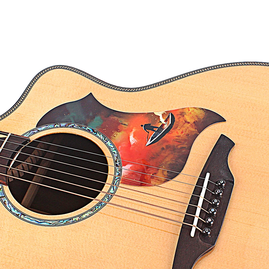 Акустическая Гитара Pickguard Pick Guard Scratch Plate самоклеющиеся накладки для акустической
