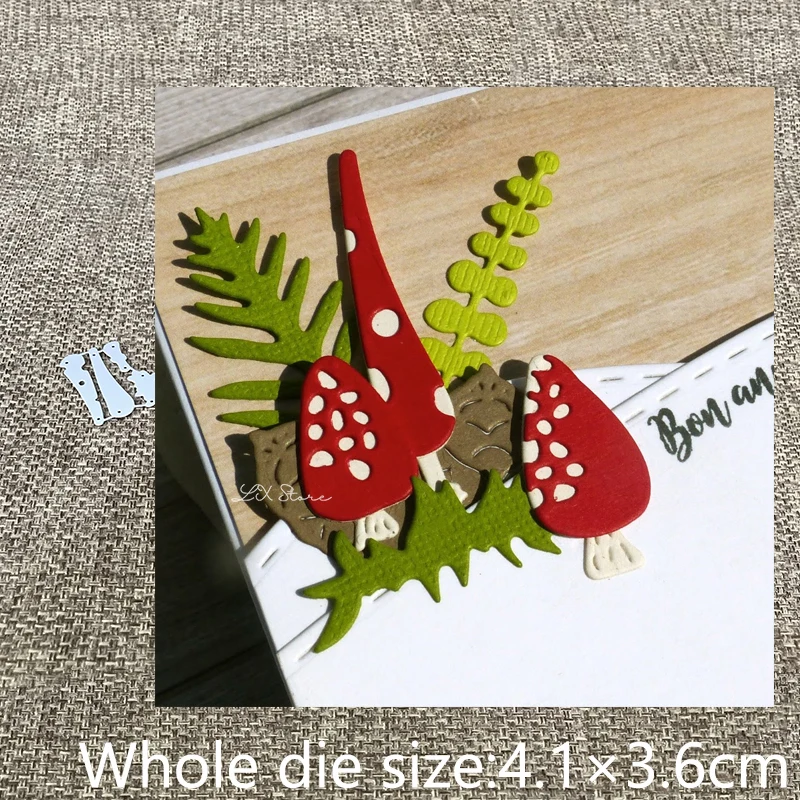 Трафареты для резки металла милый грибок украшения скрапбукинга альбом бумажная