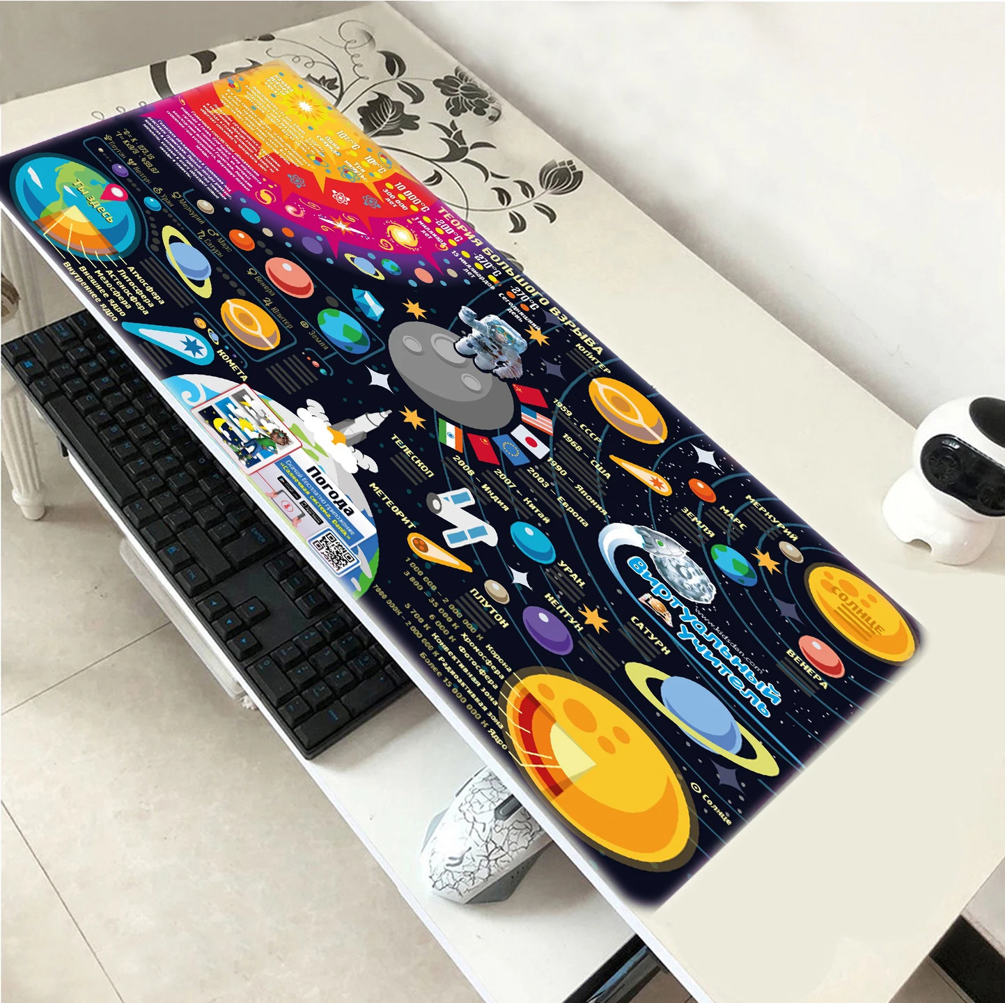 

Большой компьютерный коврик для мыши с привлекательными облаками 900x400x2 мм с рисунком HD, классный игровой коврик для мыши XL, Настольный коври...