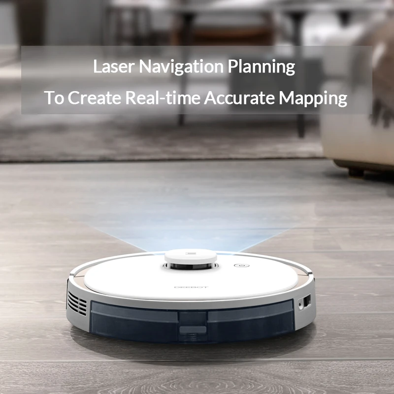 Лазерный робот пылесос ECOVACS Deebot N3 Max с шваброй и управлением через приложение для