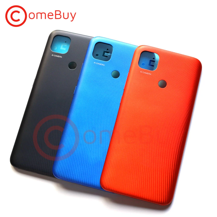 

Original NEW Back Cover For Xiaomi Redmi 9C Battery Cover Rear Housing Back Door Case Replacement Parts Black/Blue/Orange