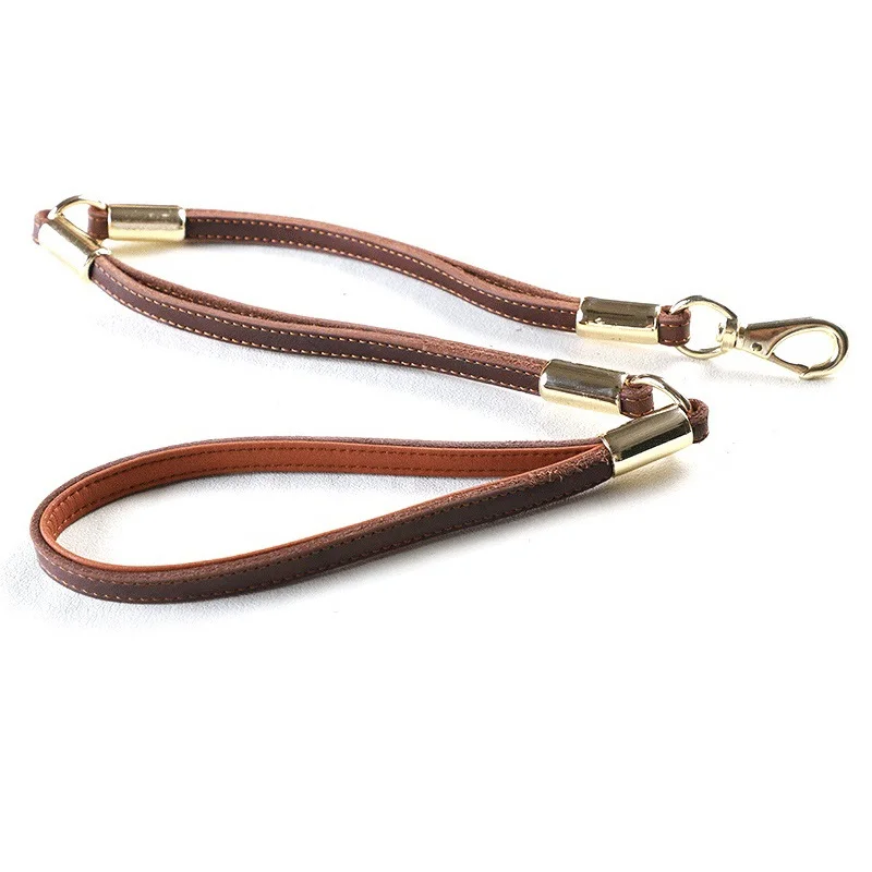 

Real Leather Large dog leash Three knot pet Walking Training Lead Short Explosion-proof Big Dog Leashes for German Shepherd dogs