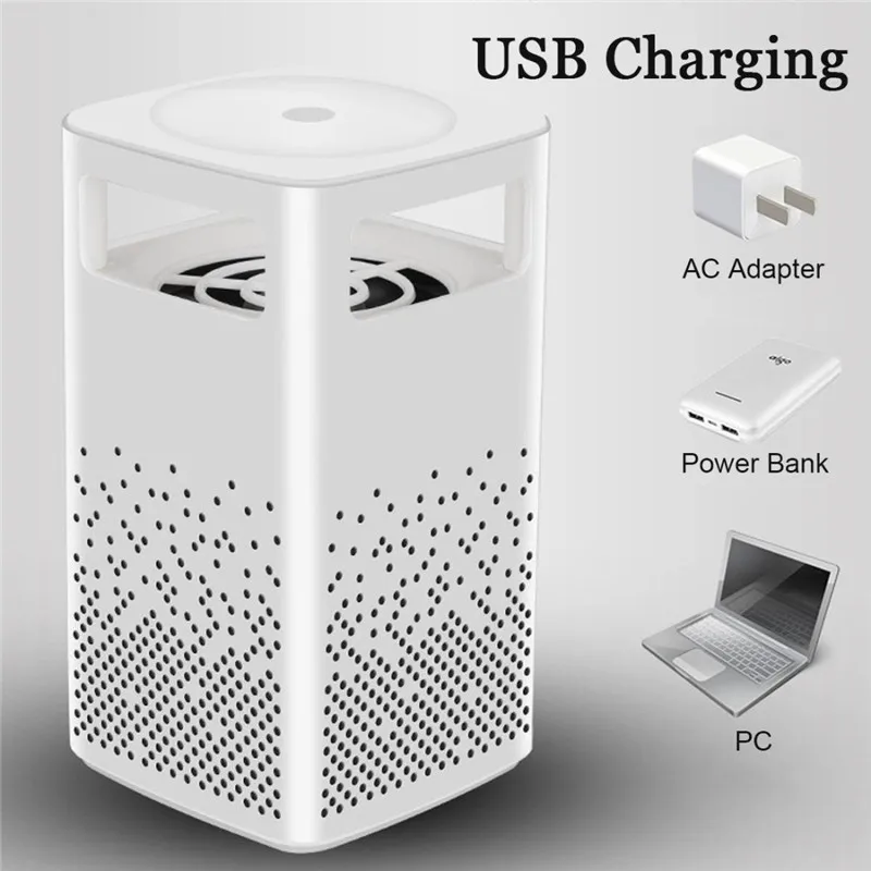 Фотокаталитическая лампа для уничтожения комаров бытовая Usb отпугивания мух и