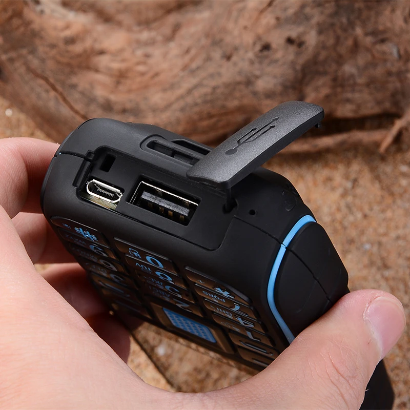 Прочный мобильный телефон KUH T3 долгого ожидания Мощность банка вибрации Bluetooth два