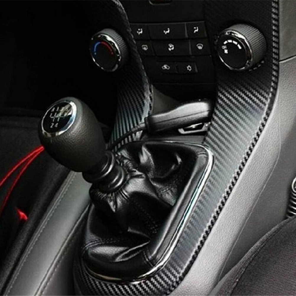 

1Pc 30*127cm 3D Carbon Fiber Vinyl Car Wrapping Foil Carbon Fiber Car Decoration Sticker Black Car Styling