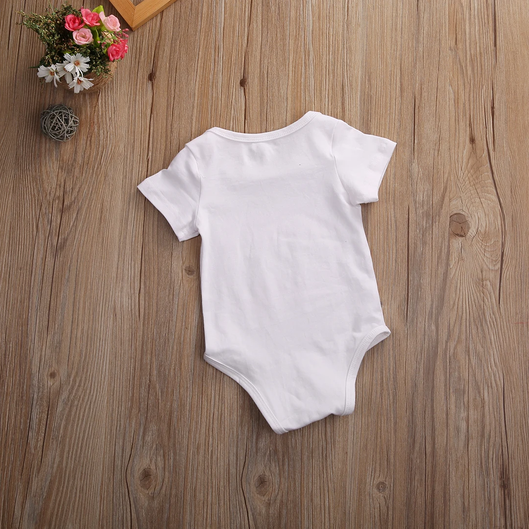 

Baby Girl Fashion Letter Bodysuit Headband 0-18M Newborn Infant Toddler Summer Casual Cotton Sunsuit Romper Jumpsuit 2021 New