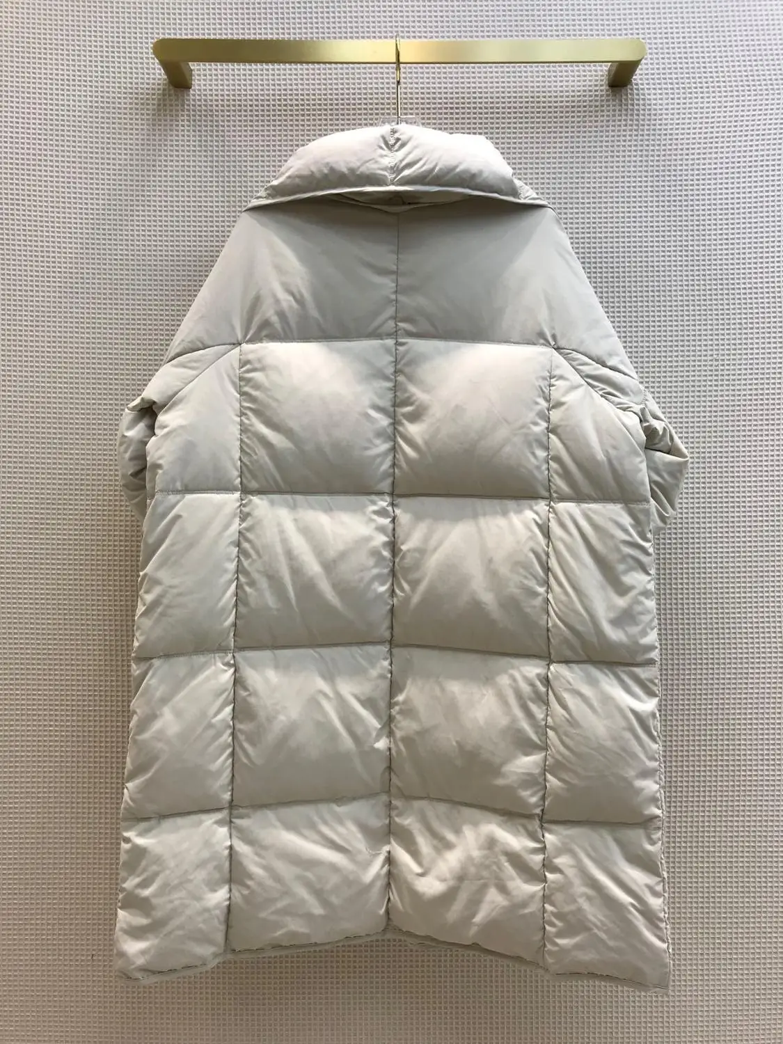

HIGH END QUALITY 10.28 2021 Autumn Winter New Plaid Loose Casual Long Down Coat Women Fashion Comfortable Warm Outerwear
