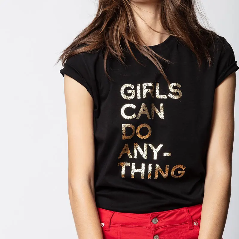 Женская футболка весна и лето 2020 новый стиль хлопковая с коротким