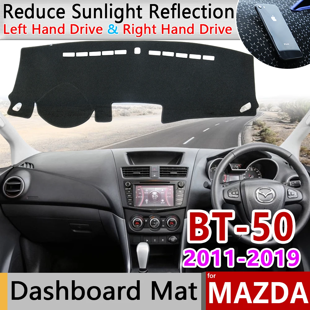 Для Mazda BT 50 UP UR 2011 ~ 2019 SDX Противоскользящий коврик для приборной панели защиты от