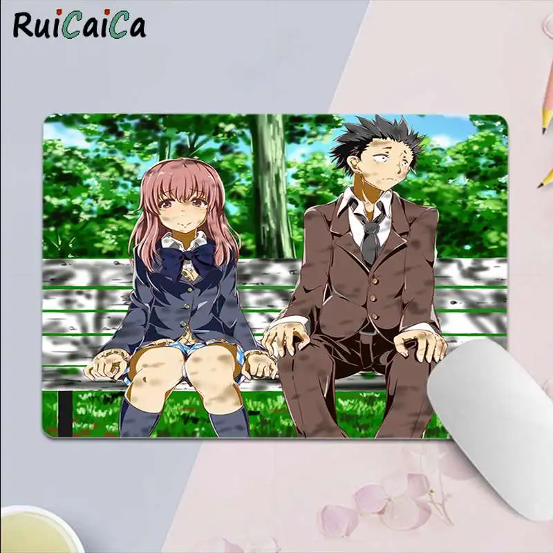 

RuiCaiCa My Favorite a shape of voice Koe No Katachi Durable Rubber Mouse Mat Pad Top Selling Wholesale Gaming Pad mouse