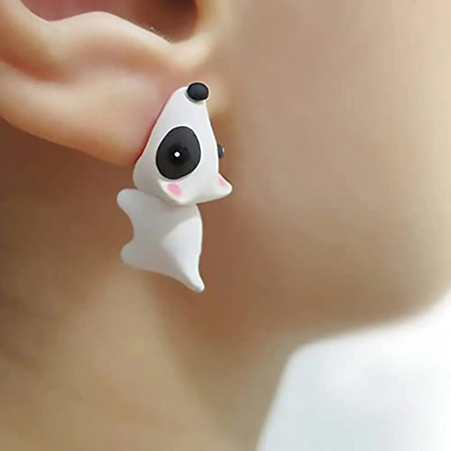 

Fashion Sim Ple 3D C Lay Earrings Cute Animal Bit E Earring For Girls Women
