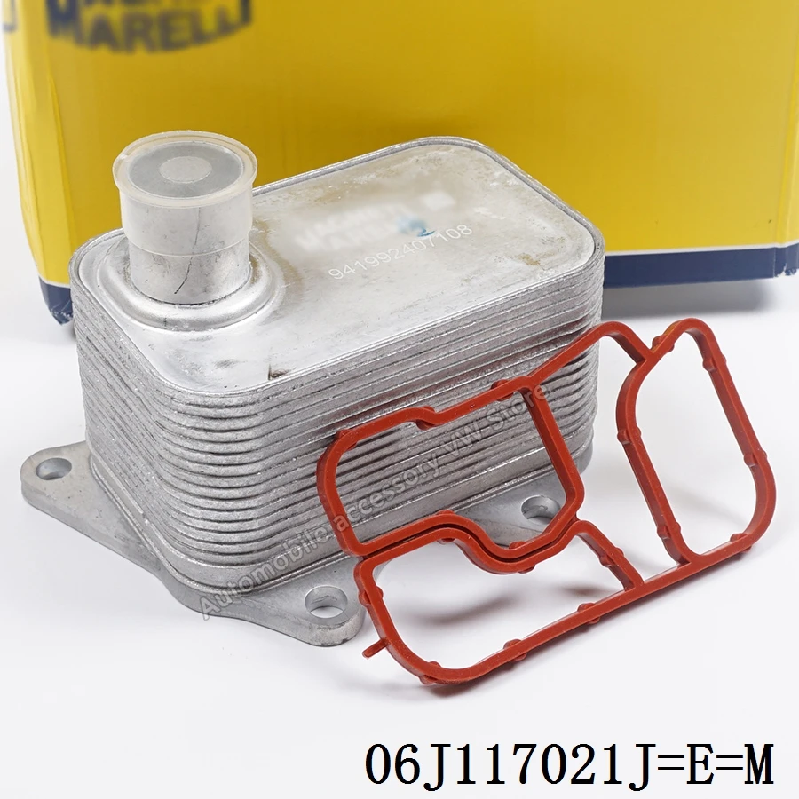 06J117021J EA888 Алюминиевый Масляный радиатор двигателя охладитель для VW Golf MK6 Passat Jetta