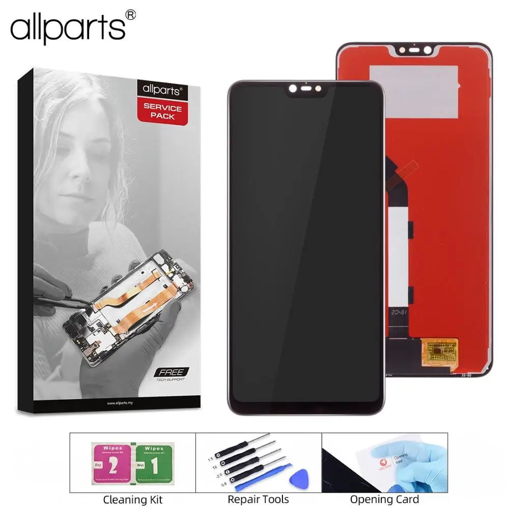 Дисплей для Xiaomi Mi 8 Lite LCD Mi8 Mi 8X в сборе с тачскрином черный 6.26"