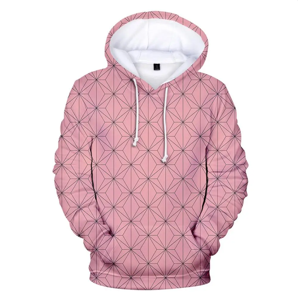 Костюм для косплея Kamado Nezuko из м/ф рассекающий демонов толстовка с капюшоном