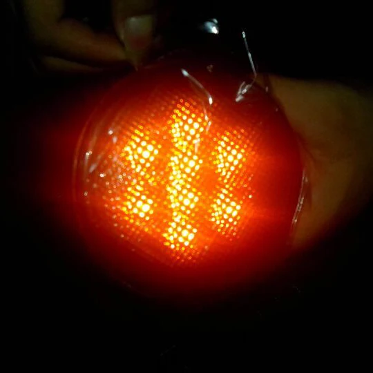 Одна пара Дымчатых светодиодных ламп для передней решетки поворота Jeep JK J026 Lantsun