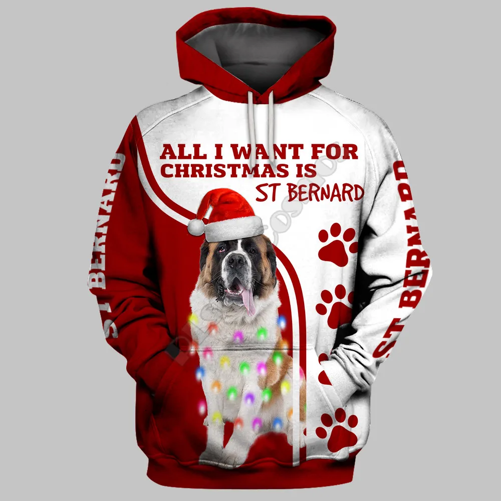 Bernese Mountain Dog 3D Hoodies Printed Pullover Men For Women Funny Christmas Sweatshirts Sweater Animal Hoodies Drop Shipping