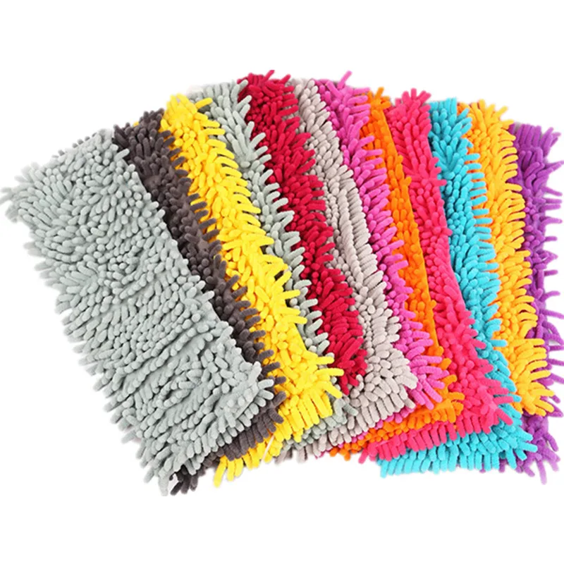 

Chenille Mop Replacement Head for Wash Floor Cleaning Cloth Microfiber Self Wring Pads Rags for Carbon Towel Accessories mop