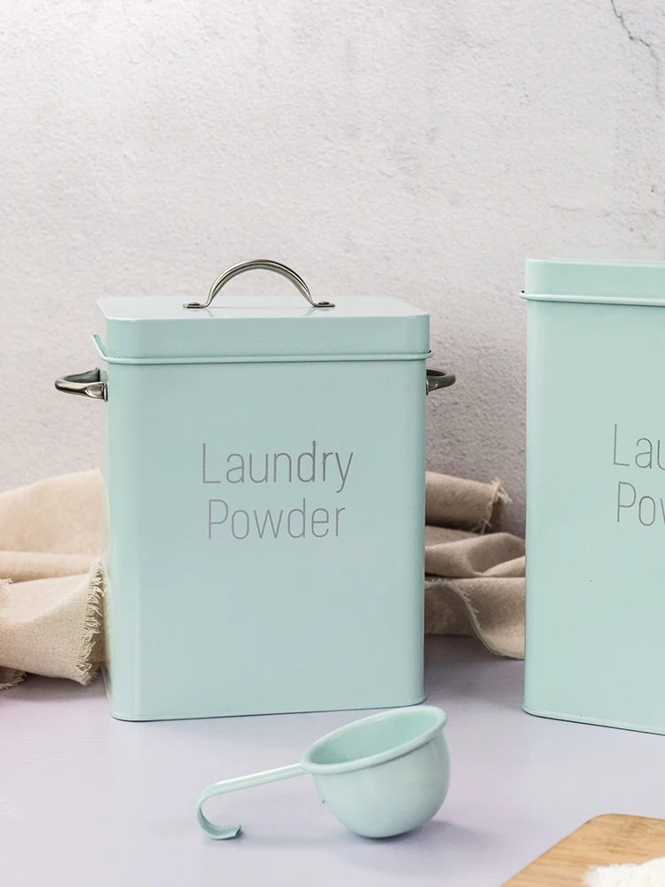 Квадратный стиральный порошок ящик для хранения дома ванны с использованием