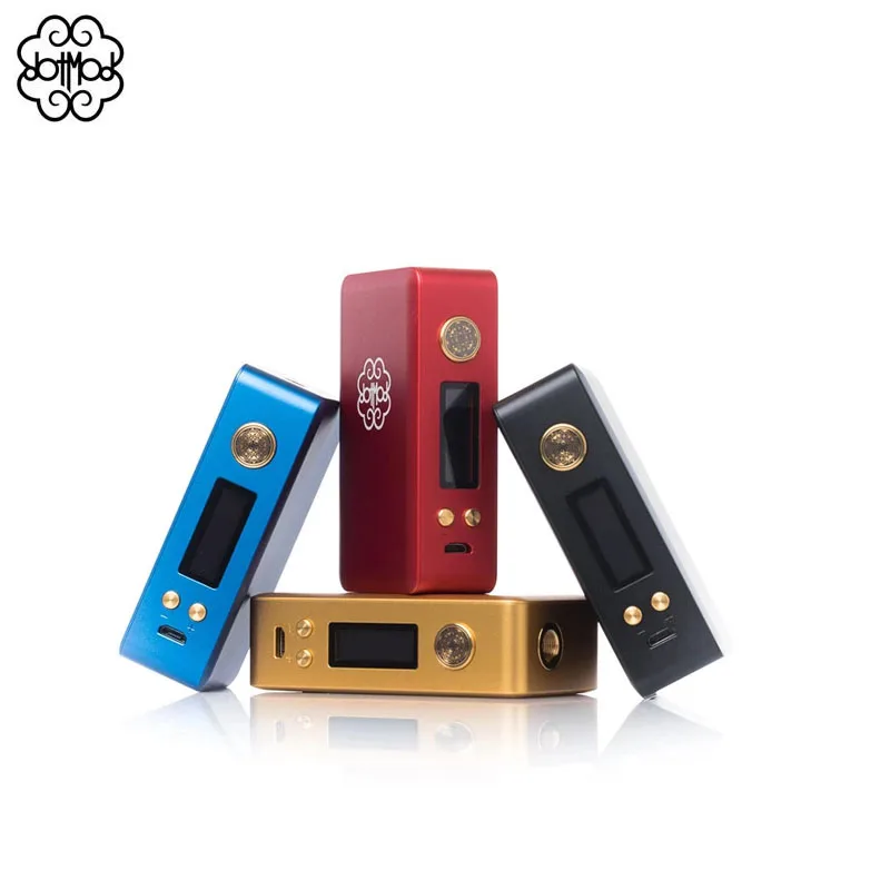 Dotmod dotBox 75 Вт бокс мод Регулируемый TC коробка устройство одной 18650 батареи ЖК-дисплей электронные сигареты мод Vape