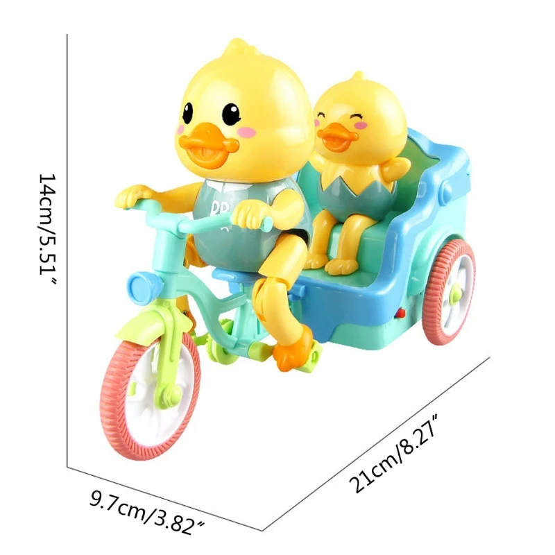

D7WF Plastic Duck Electric Toy for Kids Riding Relieve Stress Supplies Realistic Funny Toy with Funny Action