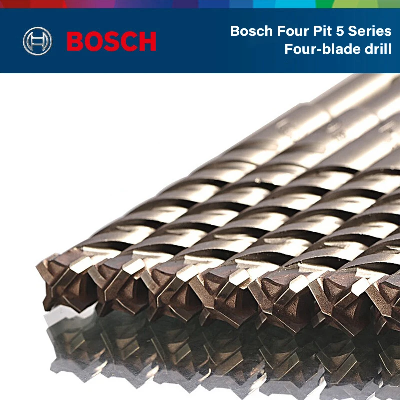 Буровое долото Bosch с двумя отверстиями электродрель круглым хвостовиком