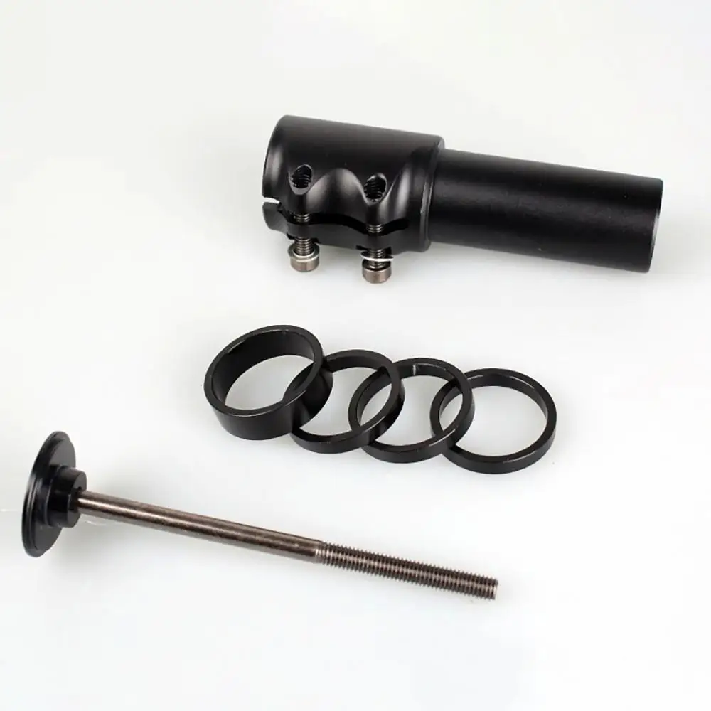 Удлинитель для руля велосипеда 124 мм черный велосипедный адаптер прочная часть