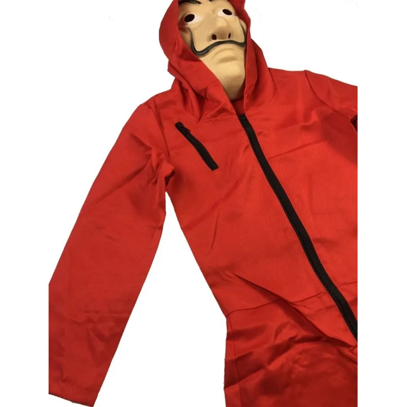 Костюм бумажного дома бумажный костюм для косплея Сальвадора Дали костюмы на