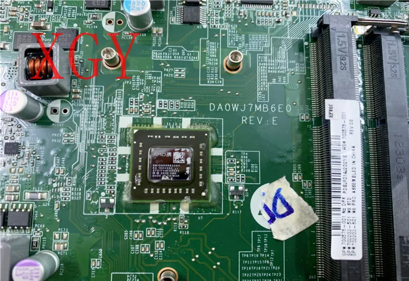 700576-001 подходит для hp Omni 120 120-1000 материнская плата все-в-одном AIO DA0WJ7MB6E0 100% работает