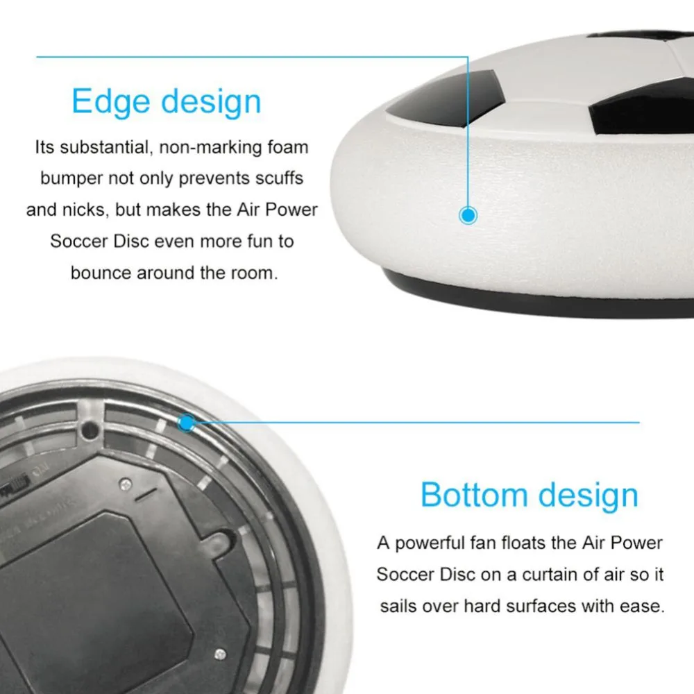 Воздушный мощный футбольный диск 18 см игрушка для игры в футбол помещении