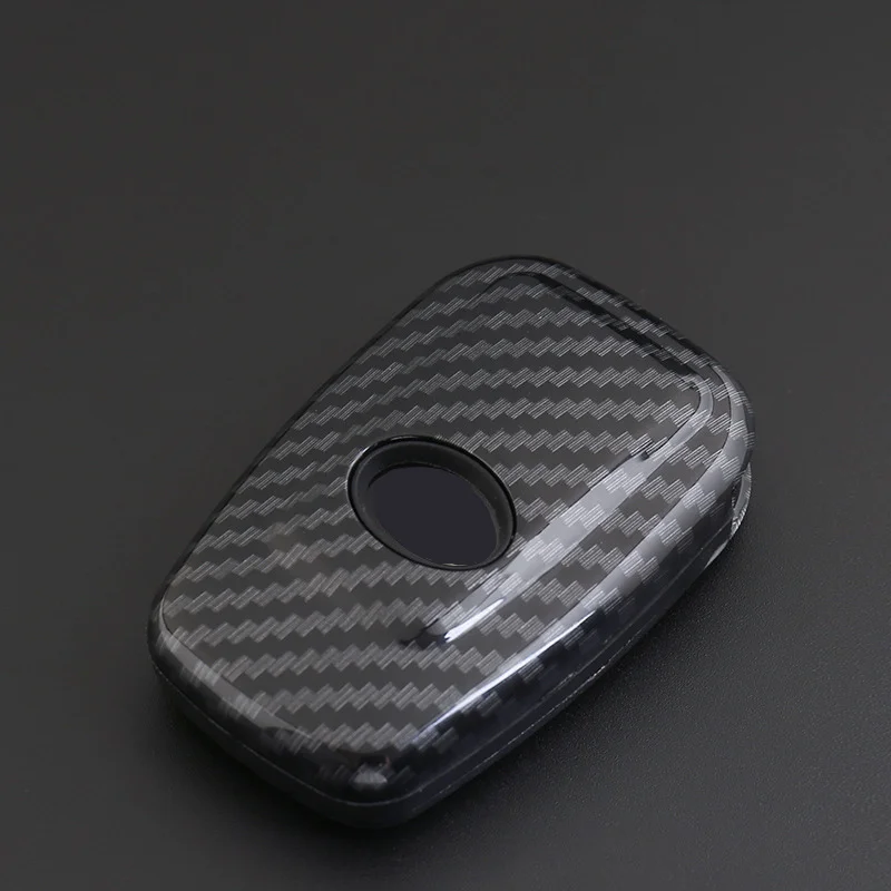 Автомобильный чехол из углеродного волокна держатель для ключей Toyota Avensis Corolla Prius