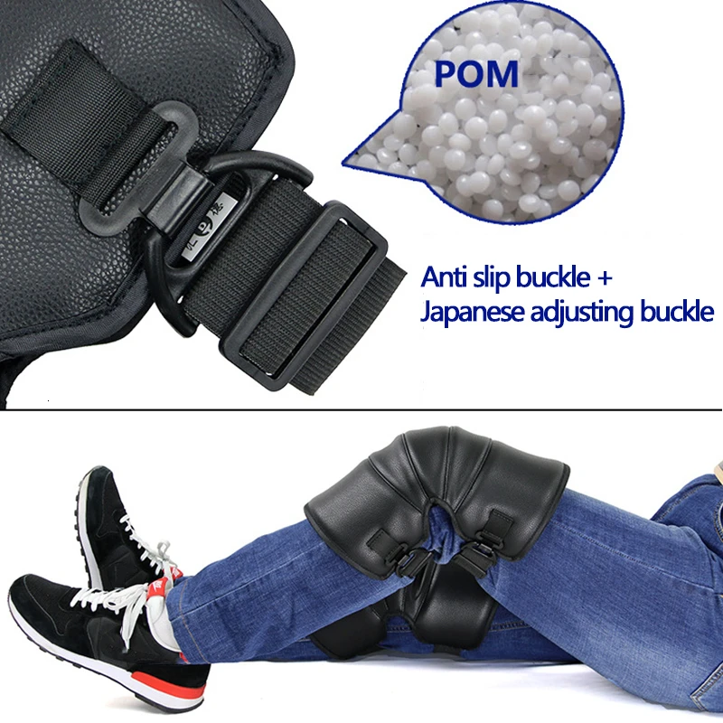 Зимние наколенники для езды на мотоцикле теплые Толстая ветрозащитная короткая