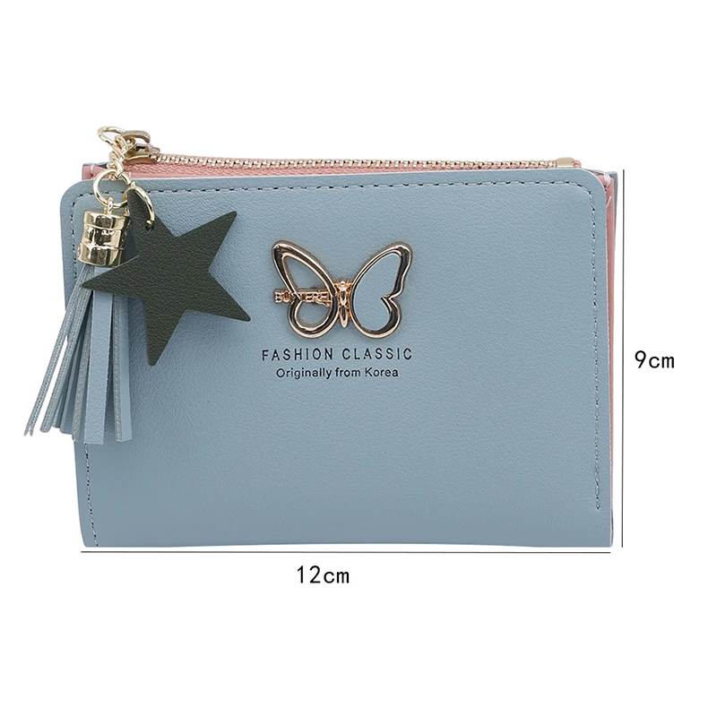 Женские кошельки маленький безопасный кошелек для денег женский короткий на