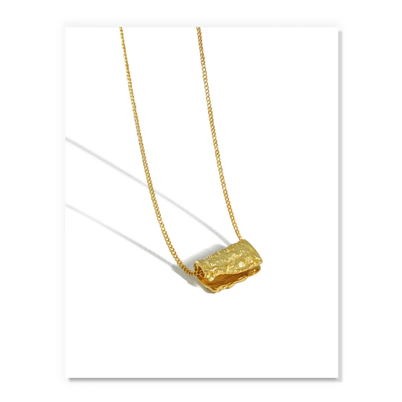 

S'STEEL Korean Neckalces For Women 925 Sterling Silver Geometric Gold Pendants Necklace Colar Prata 925 Feminino Fine Jewellery