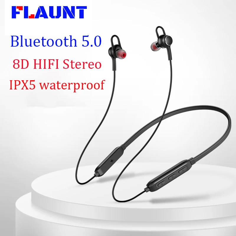 Новинка 2020 спортивные bluetooth наушники 8D стерео IPX5 Водонепроницаемая гарнитура HIFI