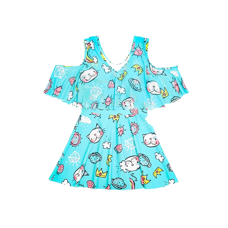 Купальник для мамы и дочки танкини женщин девочек одинаковый купальный костюм