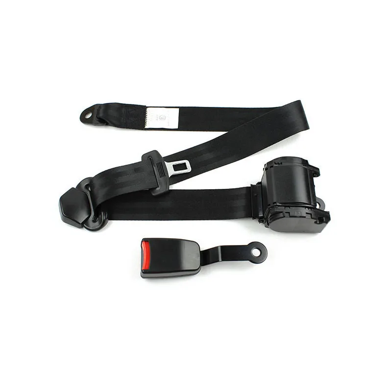 

Black Color Polyester Three Point FEB003E Automatically Locking Car Seat Safety Belt